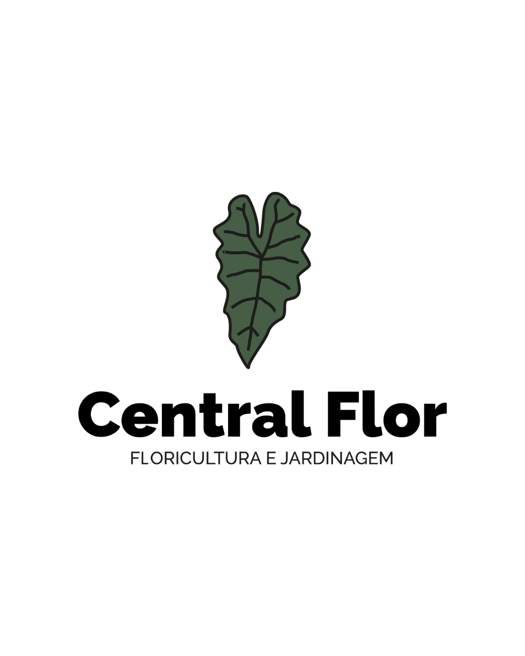 Logo empresa central flor